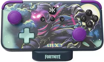 CRKD NEO S Raven Fortnite Edition with Charging Dock (PC, Switch), Gaming Controller, Schwarz