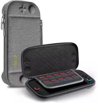Tech-Protect Slim Pouch Nintendo Switch 2 Dunkelgrau