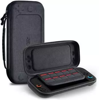 Tech-Protect Hardpouch-H&uuml;lle f&uuml;r Nintendo Switch 2 Grau