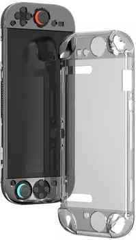 Wigento Nintendo Switch 2 Split Gamepad Kunststoff Hülle transparent