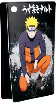 Konix Naruto Shippuden Schutzhülle für PS5-Konsole Slim Silikon Stoßfest Kratzfest Naruto-Motiv Schwarz