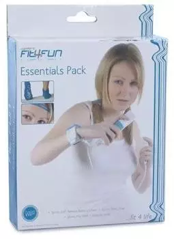 4Gamers Fit4Fun Essentials Fitness-Zubehörpaket für Nintendo Wii, blau