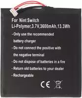 Akku passend f&uuml;r Nintendo Switch, Li-Polymer, 3,7V, 3600mAh, 13,3Wh