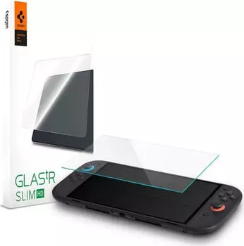 Spigen Glass tR Slim HD Displayschutzglas für Nintendo Switch 2, 2er-Pack (AGL09370)