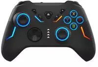 Wireless Gaming Controller f&uuml;r PC / Android / Switch RGB 6 Achsen Turbo Makro
