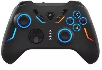 Wigento Wireless Gaming Controller PC/Android/Switch, RGB, 6-Achsen, 1200mAh