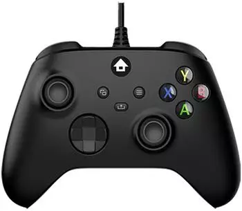 Wigento Gaming Controller kabelgebunden für Xbox One/Series S/X/PC, Dual Vibration, 3,5mm