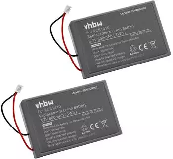 vhbw 2x Akku für Sony PS4 Dualshock Controller V2 Controller 800 mAh 3,7 V Li-Ion