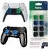 Hama 8-in-1 Joystick-Aufsätze für PS4/PS5/Xbox, schwarz/grün/blau (54471)