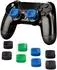 Hama 8-in-1 Joystick-Aufsätze für PS4/PS5/Xbox, schwarz/grün/blau (54471)