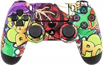 ak tronic Skins - Sticker f&uuml;r PlayStation 4 Controller (Stickerbomb)