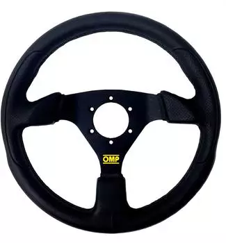OMP Racing GP Lenkrad 330mm, 3-Speichen, schwarz Polyurethan (OD/2005/NN)