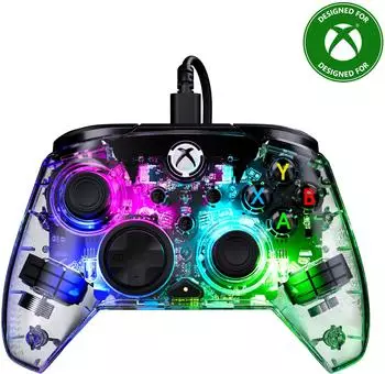 Turtle Beach Afterglow Kabelgebundener RGB-Controller, transparent, Xbox/PC