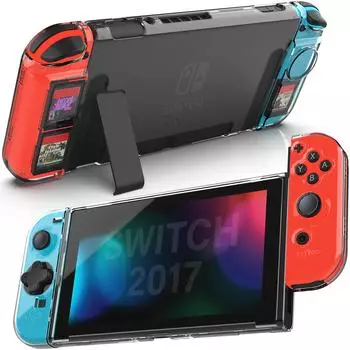 Nyko Dpad Case Switch Joy-Con Schutzhülle mit Steuerkreuz-Adapter, transparent (87276)