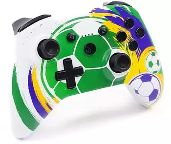 Wigento Wireless Gaming Controller 2.4G, Fußball-Design, grün (GAM-CR-23)
