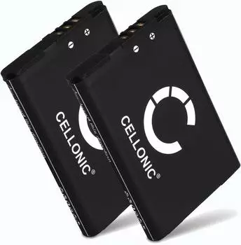 Cellonic 2x Ersatzakku für Nintendo 3DS/2DS/Switch Pro Controller, 1300mAh, 3,7V (CTR-003)