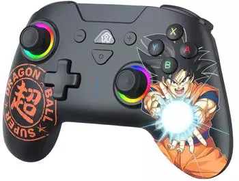 Subsonic Nintendo Switch Wireless LED Controller Dragon Ball Super Goku schwarz