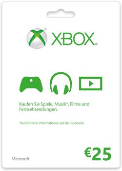 Microsoft Xbox Live Guthaben 25 Euro