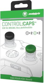 Snakebyte Xbox One Control:Caps (2 x schwarz & 2 x grün)