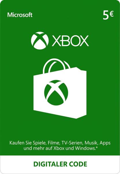 Microsoft Xbox Live Guthaben 5 Euro