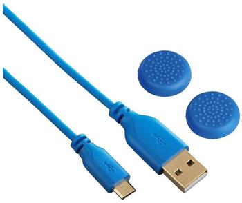 Hama PS4 Super Soft Controller-Ladekabel (blau)