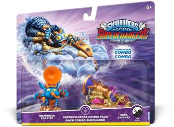 Activision Skylanders: Superchargers - Supercharged Combo Pack - Big Bubble Pop Fizz + Soda Skimmer