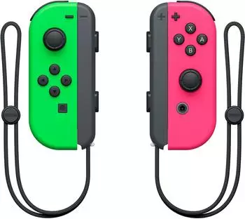 Nintendo Switch Joy-Con 2er-Set neon-gr&uuml;n/neon-pink