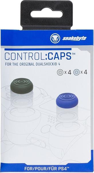 Snakebyte PS4 Control:Caps (4x schwarz + 4x blau)