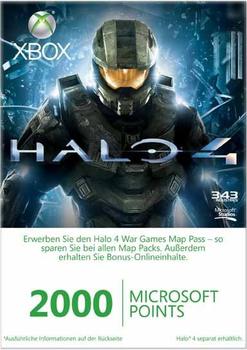 Microsoft Xbox Live 2000 Points Card - Halo 4