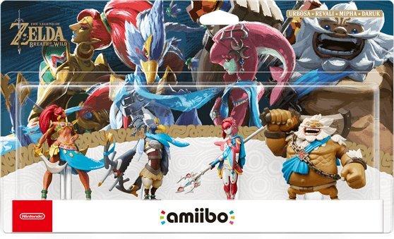 Nintendo amiibo Urbosa + Revali + Mipha + Daruk (The Legend of Zelda Collection)