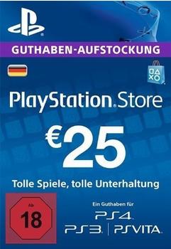 Sony PlayStation Store Guthaben-Aufstockung 25 Euro (Deutschland)