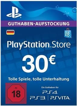 Sony PlayStation Store Guthaben-Aufstockung 30 Euro (Deutschland)