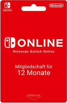 Nintendo Switch Online Mitgliedschaft für 12 Monate