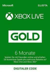 Microsoft Xbox Live Gold (6 Monate)