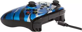 PowerA Enhanced Wired Controller for Xbox Series X|S – Metallic Blue Camo – PowerA Enhanced Wired Controller für Xbox Series X|S – Metallic Blue Camo: Ein Must-Have für Gamer