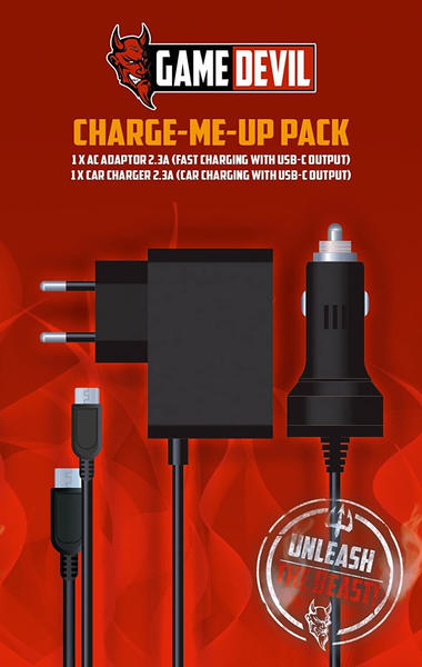 Game Devil Nintendo Switch Charge Me Up Pack (EU 2 Pin)