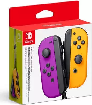 Nintendo Switch Joy-Con 2er-Set neon-lila/neon-orange – Erleben Sie Gaming in neuen Farben