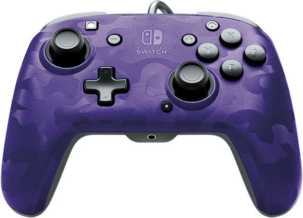 PDP Nintendo Switch Faceoff Deluxe+ Audio Wired Controller (Purple Camo)