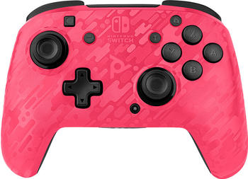 PDP Nintendo Switch FaceOff Wireless Deluxe Controller (Pink Camo)