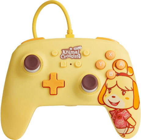 PowerA Nintendo Switch Enhanced Wired Controller (Animal Crossing - Isabelle)