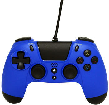 Gioteck VX-4 PS4 Wired Controller mit Headset-Anschluss blau