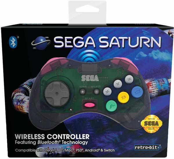 Game Devil Retro Bit Sega Saturn Wireless Controller