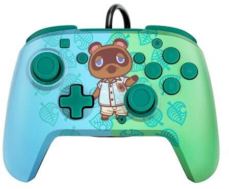 PDP Nintendo Switch Faceoff Deluxe+ Audio Wired Controller (Animal Crossing - Tom Nook)
