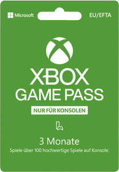 Microsoft Xbox Game Pass 3 Monate für Konsole