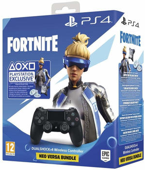 Sony DualShock 4 V2 (Jet Black) (Fortnite Neo Versa Bundle)