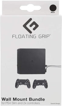 Floating Grip PS4 Slim Wall Mount - Wall Mount Bundle schwarz