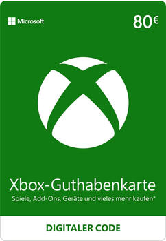 Microsoft Xbox Live Guthaben 80 Euro