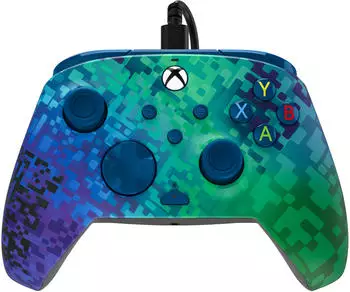 PDP Rematch Xbox Series X|S & PC Advanced Wired Controller Glitch Green
