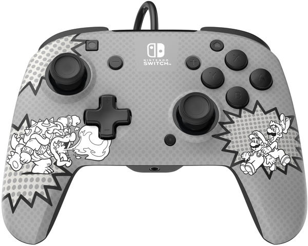 PDP Switch Rematch Wired Controller - Super Mario Comic Attack