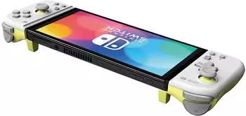 Hori Split Pad Compact hellgrau x gelb – Hori Split Pad Compact hellgrau x gelb: Perfekte Ergänzung für Ihre Nintendo Switch